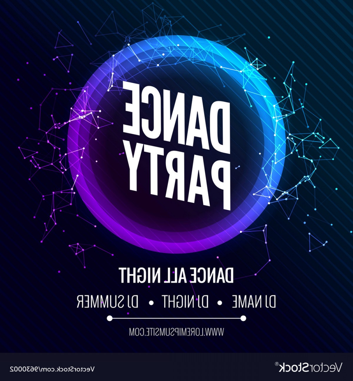 1200x1296 Modern Club Music Party Template Dance Party Vector Soidergi