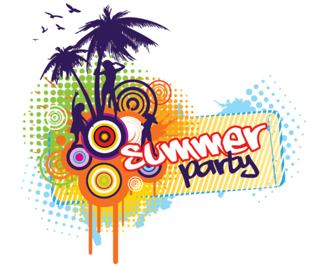 1136x936 Summer Party Vector Art Graphics