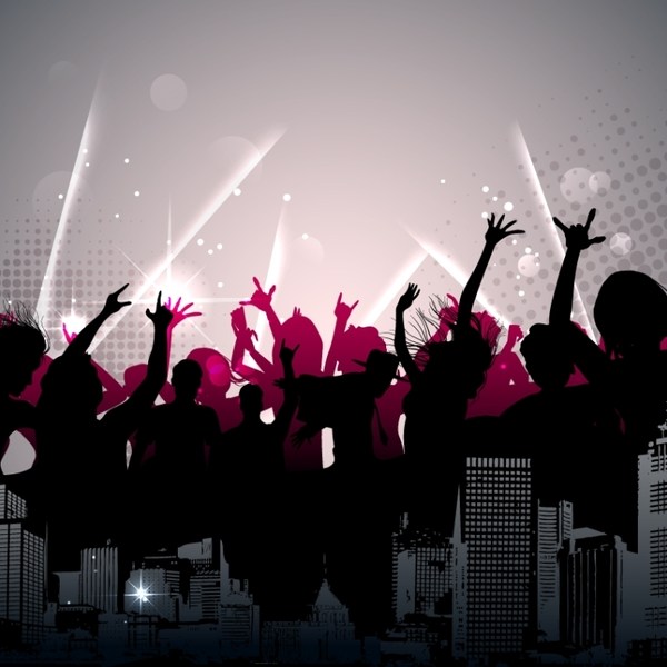 600x600 Free Urban Dance Party Vector