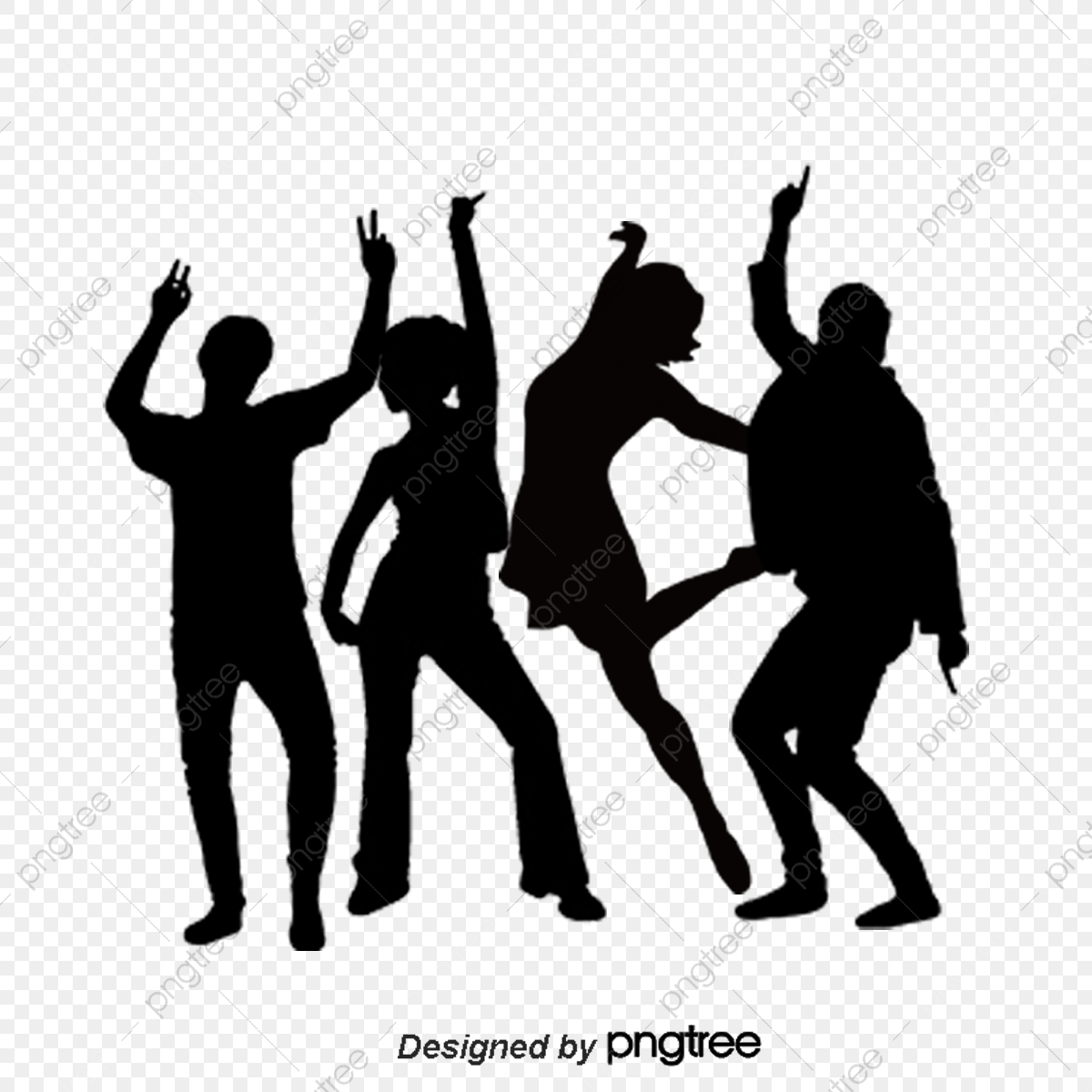 1200x1200 Silhouettes Party Vector, Party Vector, Vector, Vector Silhouettes