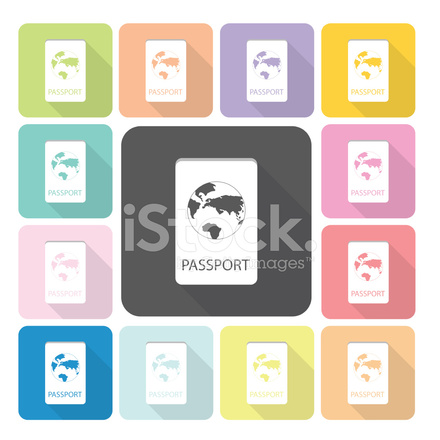 Passport Icon Color Set Vector Illustration Stock Vector 440x440 Passport Icon Color Set Vector Illustration Stock Vector