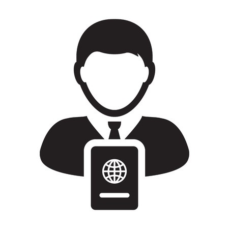 Passport Icon Vector With Male Person Profile Avatar Symbol 450x450 Passport Icon Vector With Male Person Profile Avatar Symbol
