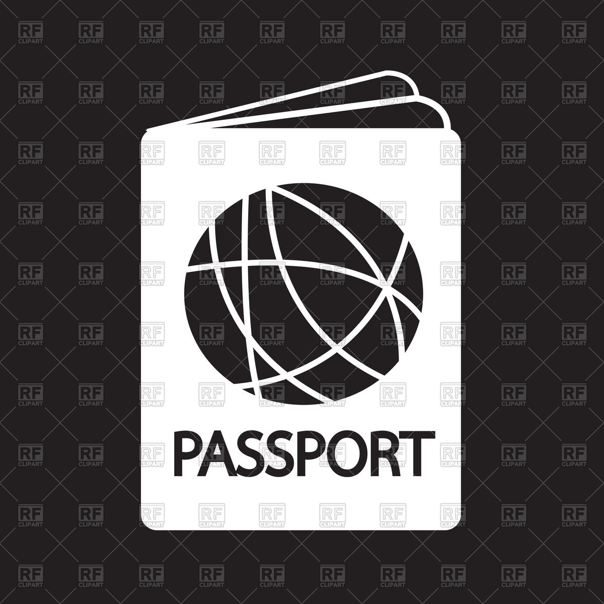 Passport Icon Vector Image Of Signs, Symbols, Maps Tumdee 1200x1200 Passport Icon Vector Image Of Signs, Symbols, Maps Tumdee