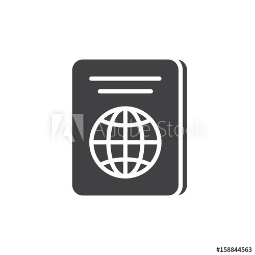 Passport Icon Vector, Filled Flat Sign, Solid Pictogram Isolated 500x500 Passport Icon Vector, Filled Flat Sign, Solid Pictogram Isolated