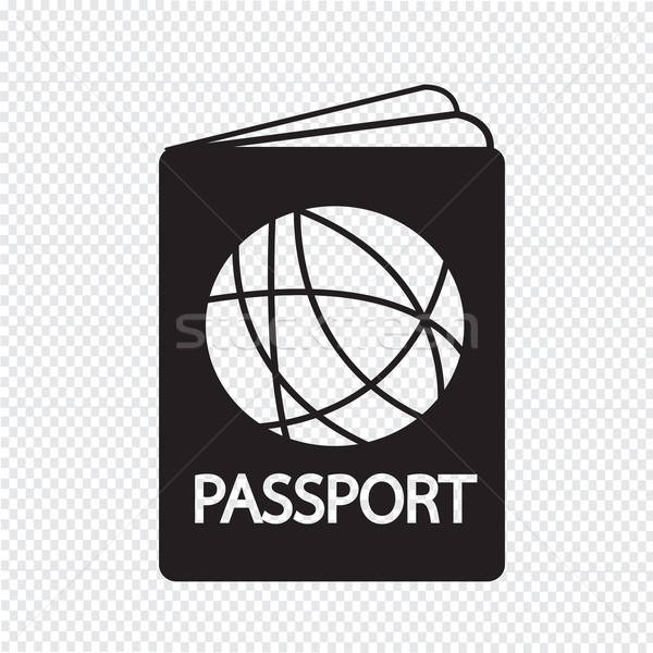Passport Icon Vector Illustration Kiddaikiddee 600x600 Passport Icon Vector Illustration Kiddaikiddee