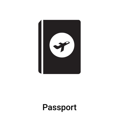 Passport Icon Vector Isolated On White Background, Concept 450x450 Passport Icon Vector Isolated On White Background, Concept