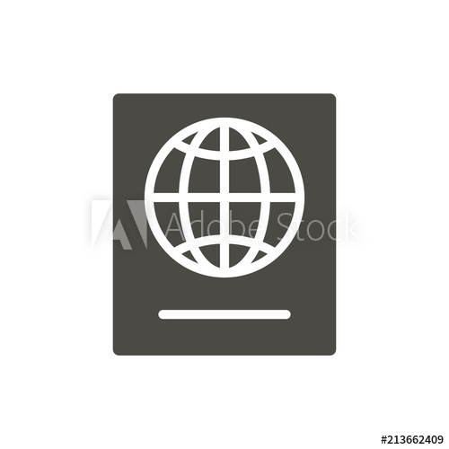 Passport Icon Vector Identity Document Symbol Isolated Trendy 500x500 Passport Icon Vector Identity Document Symbol Isolated Trendy