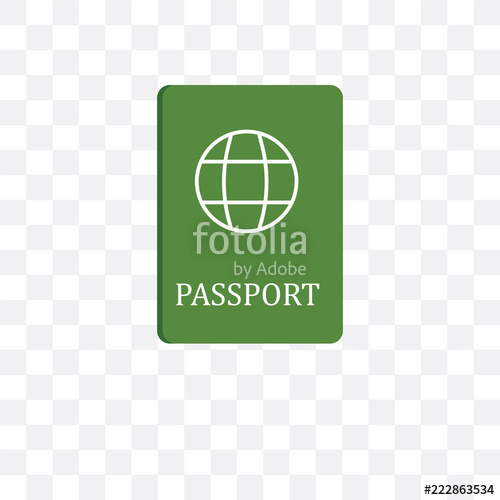 Passport Icon Isolated On Transparent Background Simple 500x500 Passport Icon Isolated On Transparent Background Simple