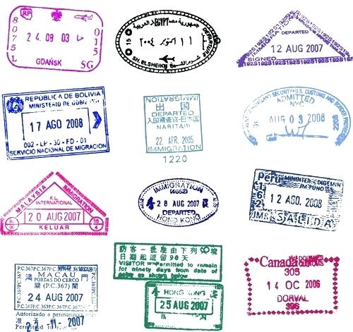 500x471 Free Passport Stamp Template Download Clip Art Stamps Vector