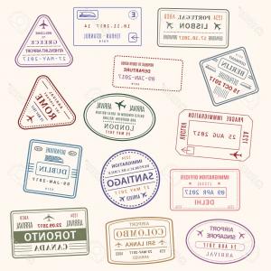 300x300 Passport Stamp Of Travel Visa For Tourism Design Vector Catchsplace