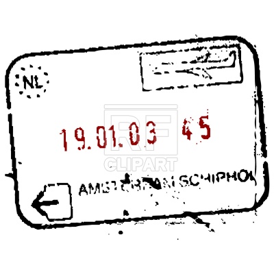 400x400 Passport Stamp Vector Image Of Signs, Symbols, Maps Prague