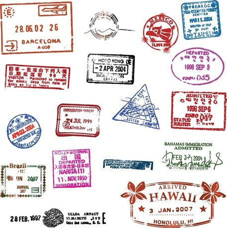456x457 Free Passport Stamp Clipart And Vector Graphics