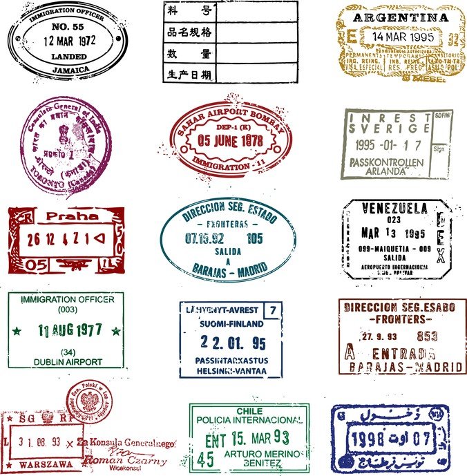 676x689 Free Passport Stamp Seal Files, Vectors Graphics