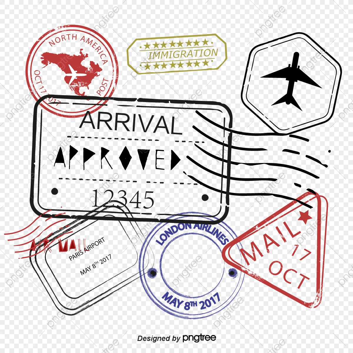 Retro Postmark, Vector Material, Passport St Mail Postmark Png 1200x1200 Retro Postmark, Vector Material, Passport St Mail Postmark Png