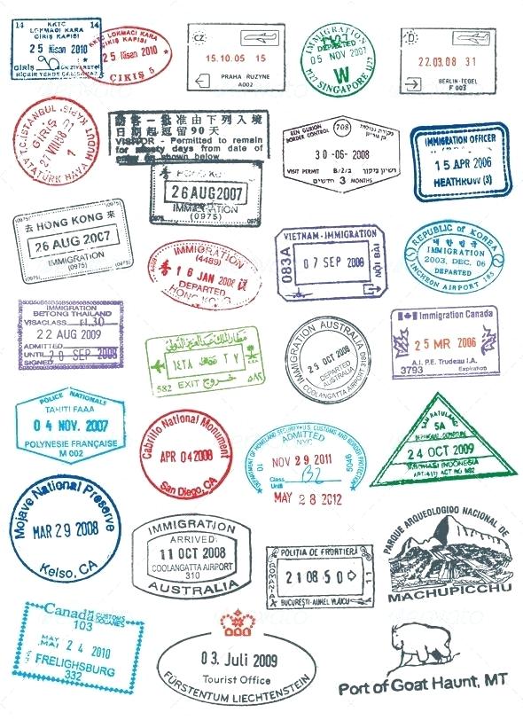 Passport Stamp Vector Free at Vectorified.com | Collection of Passport ...