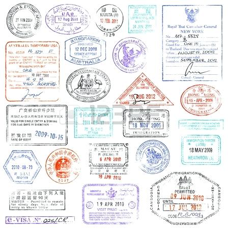 Passport Stamp Vector Free at Vectorified.com | Collection of Passport ...