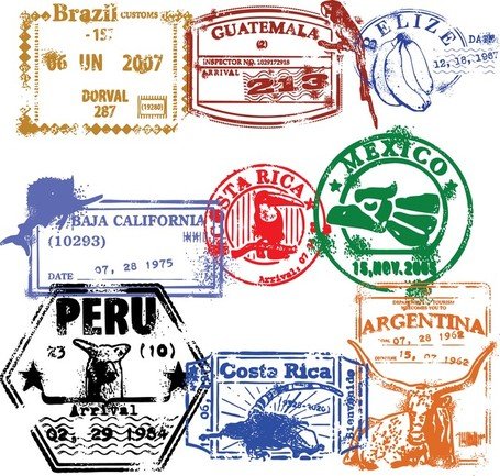Free Passport Stamp Seal Clipart And Vector Graphics 455x433 Free Passport Stamp Seal Clipart And Vector Graphics