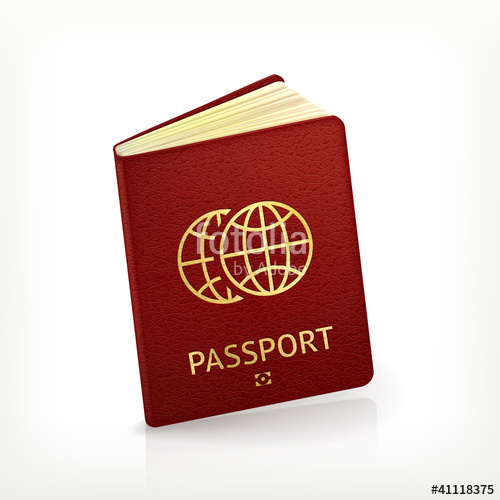 500x500 Passport, Vector Stock Image And Royalty Free Vector