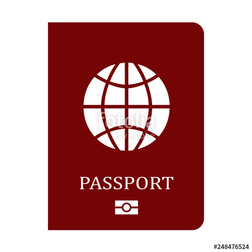500x500 Passport Vector Icon Stock Image And Royalty Free Vector