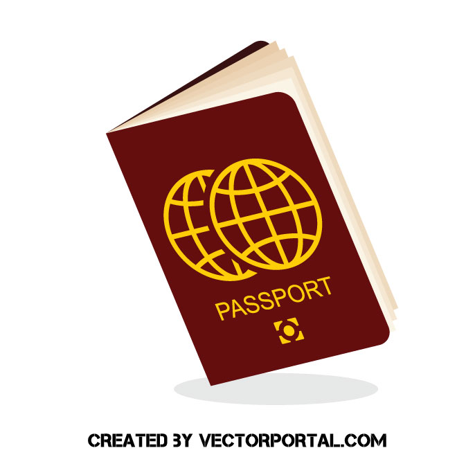660x660 Passport Vector Illustration