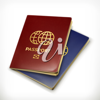 Passport, Vector Illustration 350x350 Passport, Vector Illustration