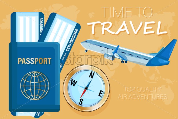 Travel Tickets And Passport Vector Flat Style Tourism Documents 623x416 Travel Tickets And Passport Vector Flat Style Tourism Documents