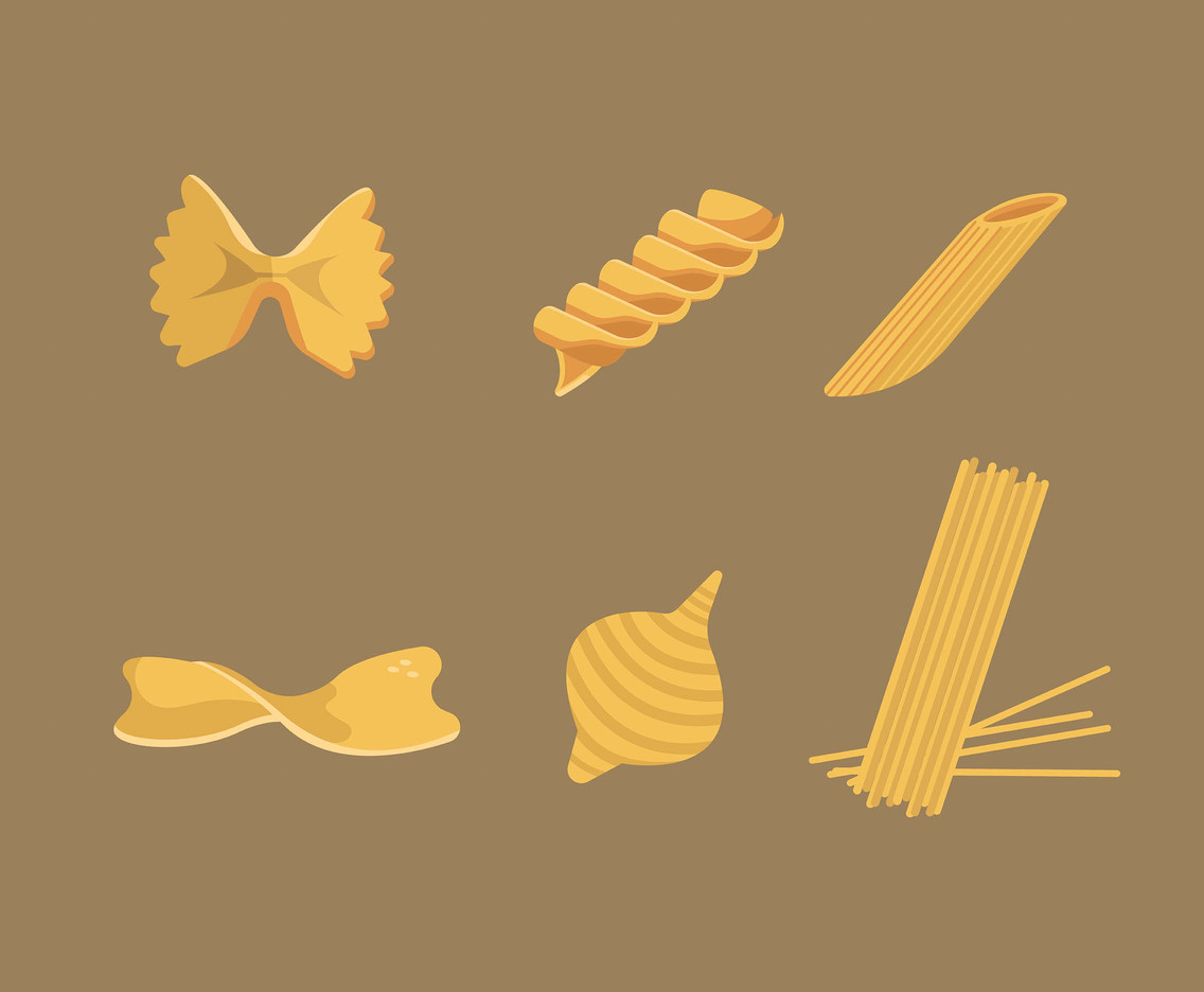 Pasta Vector In Brown Background Vector Art Graphics 1136x936 Pasta Vector In Brown Background Vector Art Graphics
