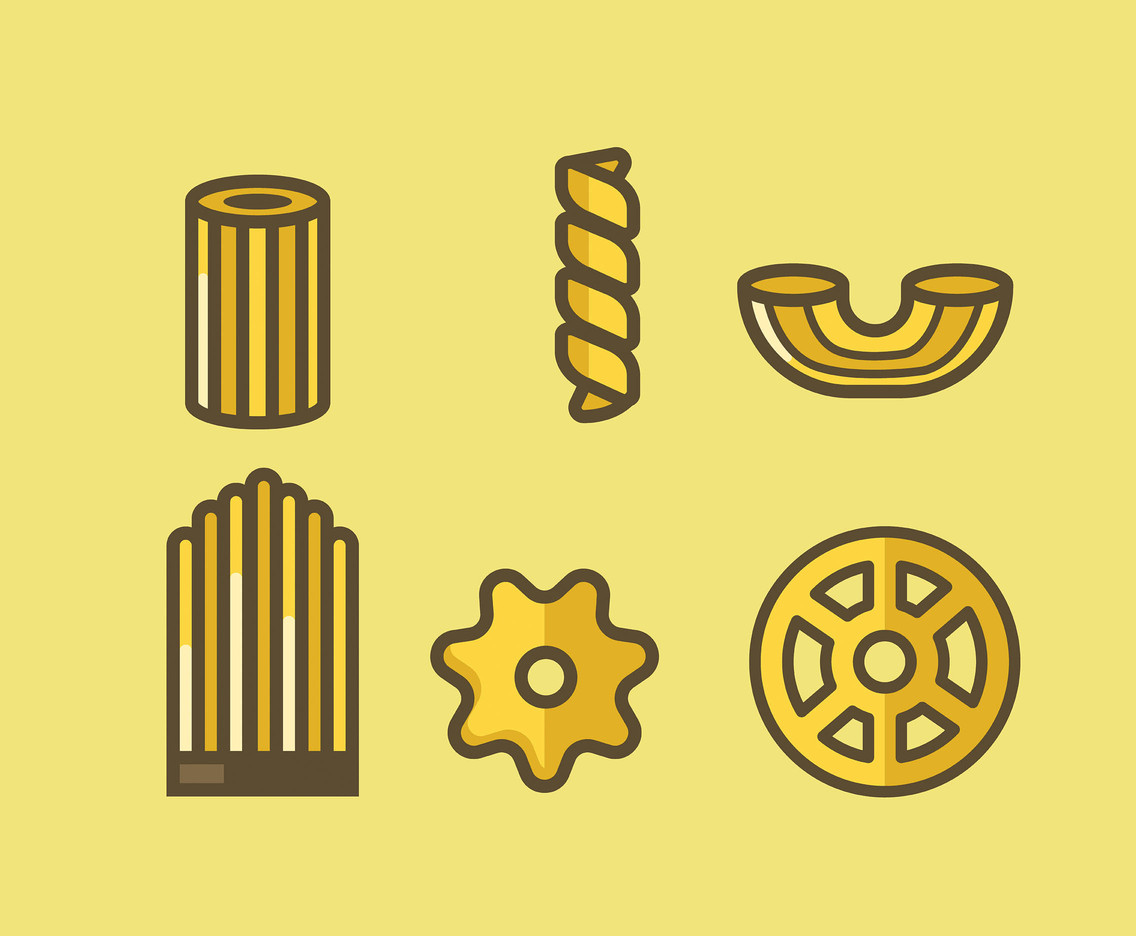 Pasta Vector In Thick Lines Vector Art Graphics 1136x936 Pasta Vector In Thick Lines Vector Art Graphics