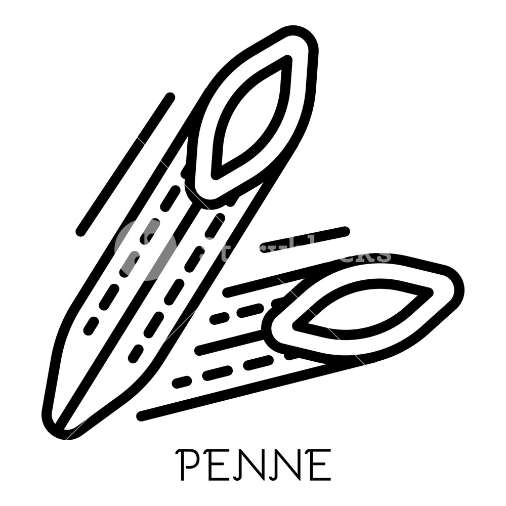 Penne Pasta Icon Outline Penne Pasta Vector Icon For Web Design 1000x1000 Penne Pasta Icon Outline Penne Pasta Vector Icon For Web Design