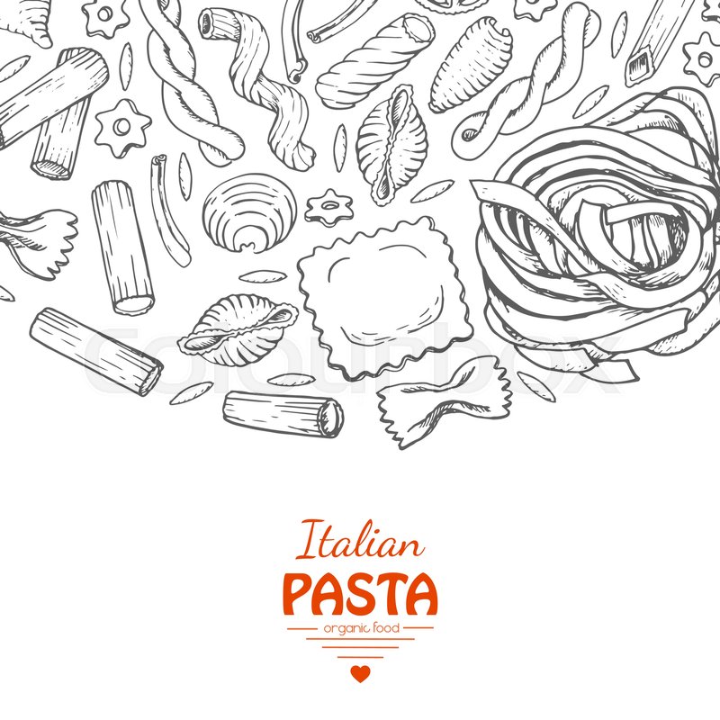 Vector Background With Italian Pasta Stock Vector Colourbox 800x800 Vector Background With Italian Pasta Stock Vector Colourbox