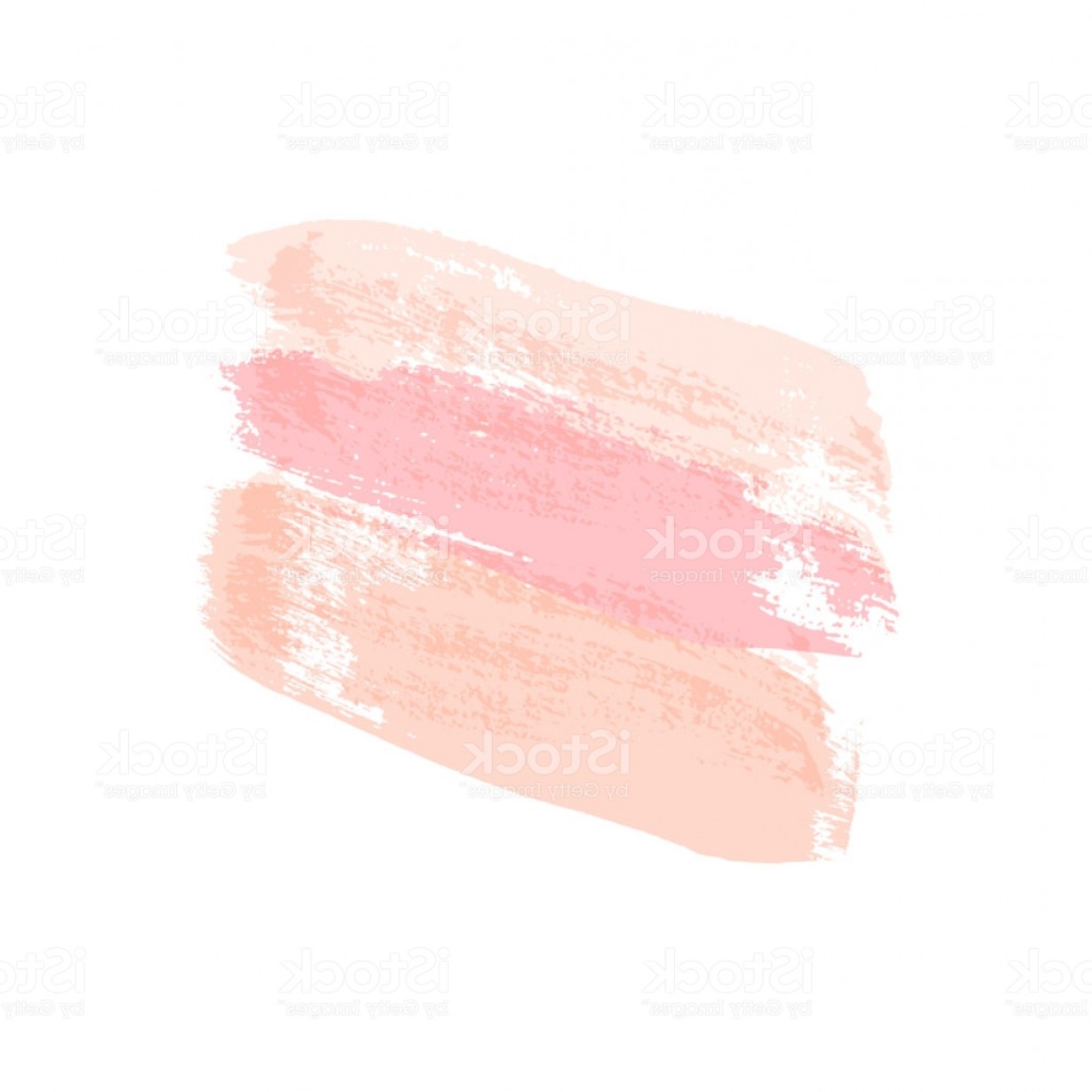 Pastel Pink Brush Strokes Isolated On White Background Vector 1228x1228 Pastel Pink Brush Strokes Isolated On White Background Vector