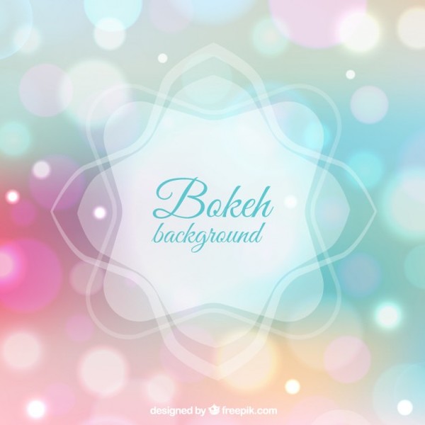 Bokeh Background In Pastel Colors Free Vector 600x600 Bokeh Background In Pastel Colors Free Vector