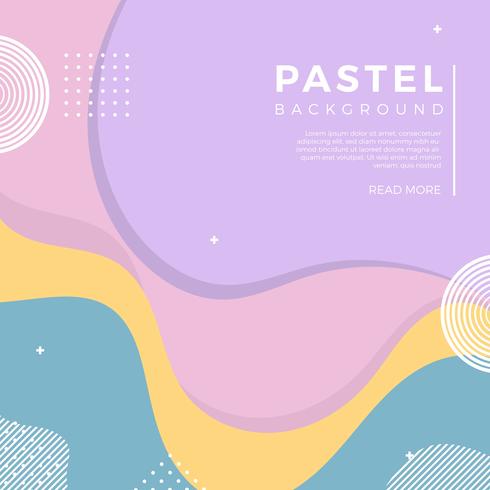 Flat Abstract Pastel Vector Background 490x490 Flat Abstract Pastel Vector Background