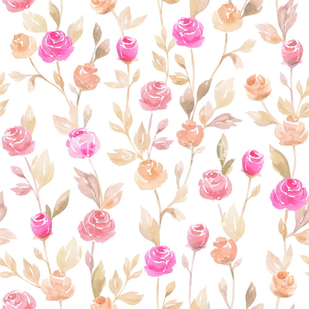 The Pastel Vector Seamless Flower Pattern Backdrop Background 1000x1000 The Pastel Vector Seamless Flower Pattern Backdrop Background