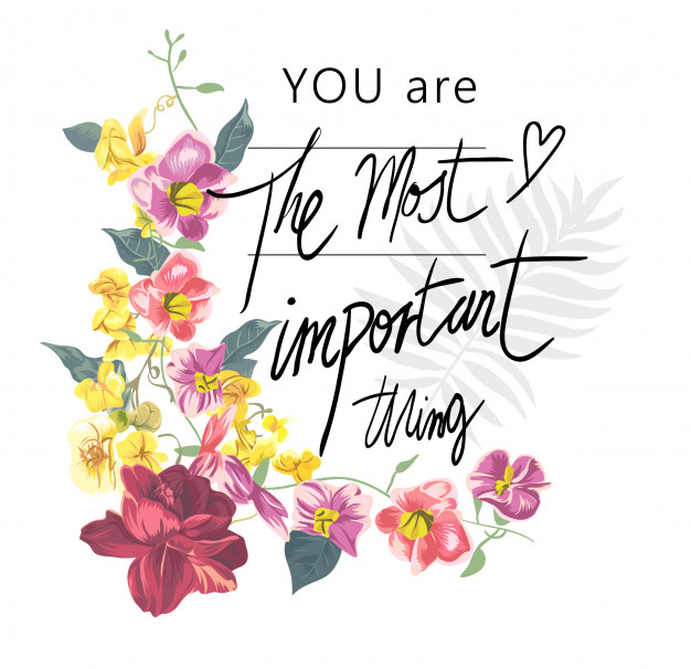 Typography Slogan With Pastel Flower Vector Illustration Vector 626x606 Typography Slogan With Pastel Flower Vector Illustration Vector