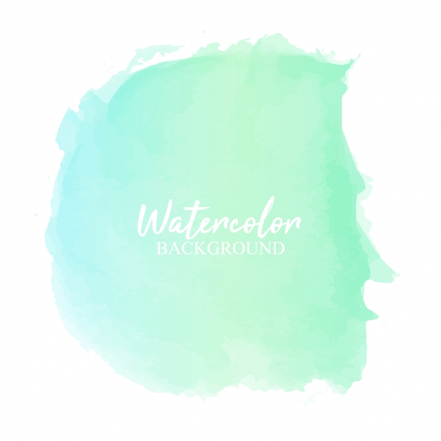 640x640 Green Watercolor Pastel Vector, Abstract, Beautiful, Blue Png
