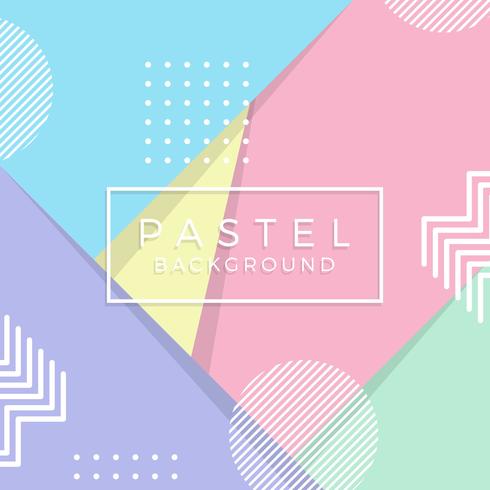 490x490 Flat Geometric Pastel Vector Background