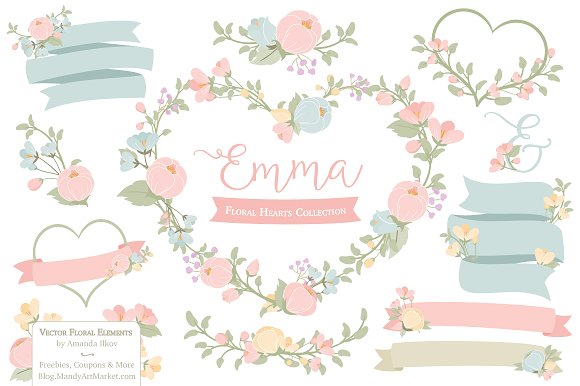 580x386 Flower Clip Art Pastel