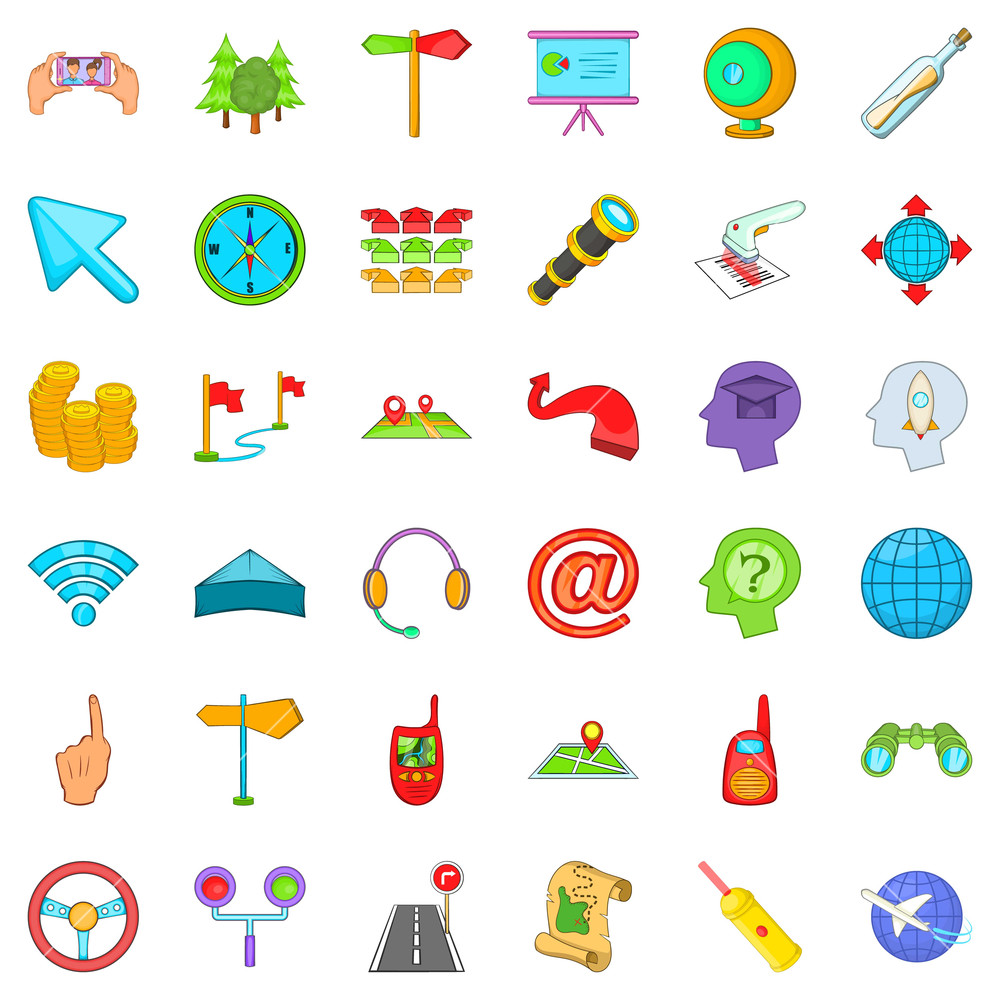 Pathway Icons Set Cartoon Set Of Pathway Vector Icons For Web 1000x1000 Pathway Icons Set Cartoon Set Of Pathway Vector Icons For Web