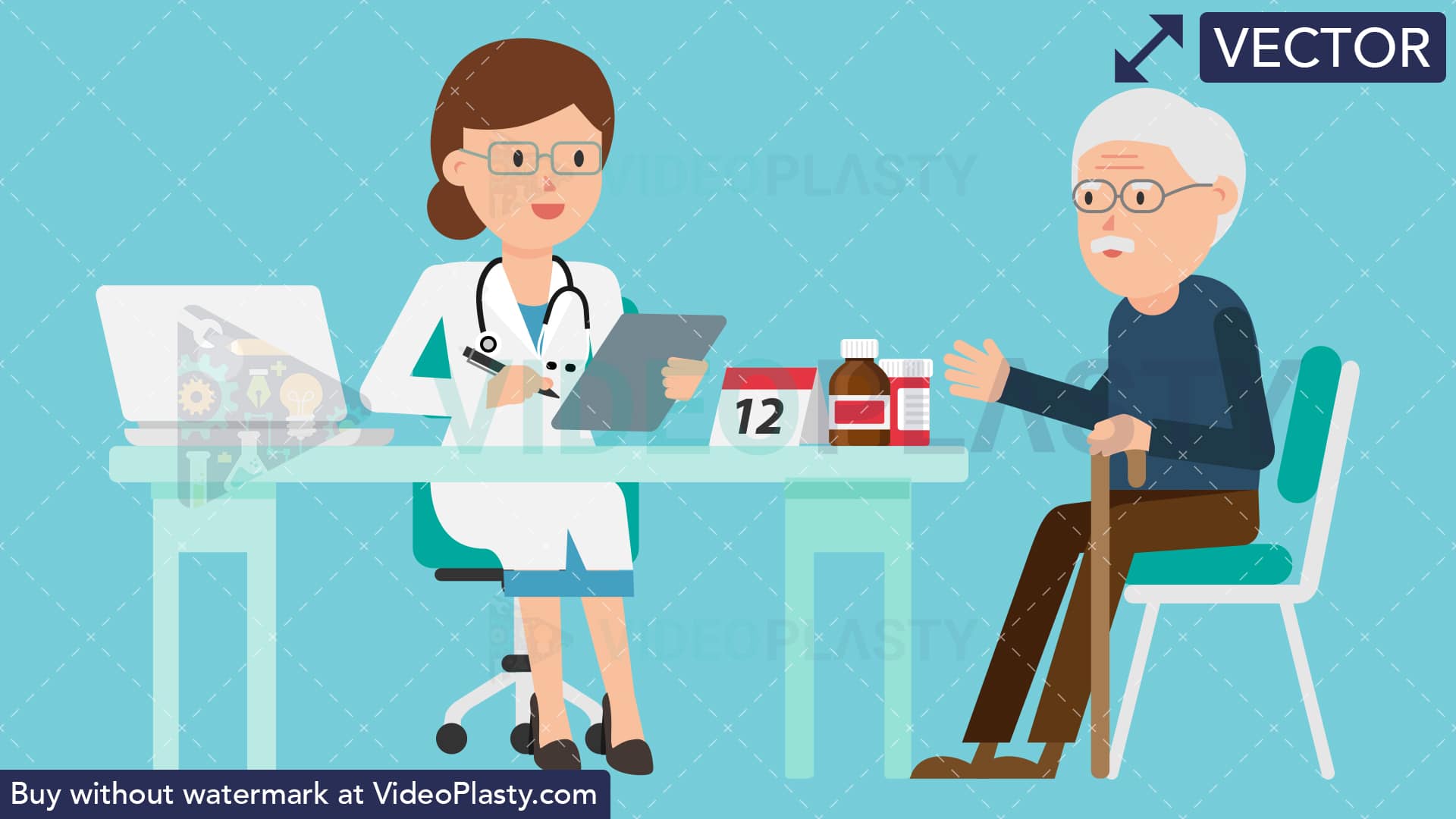 Doctor With Patient 1920x1080 Doctor With Patient