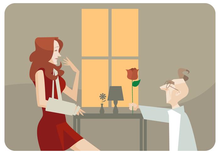 Physiotherapist In Love With Patient Vector 700x490 Physiotherapist In Love With Patient Vector