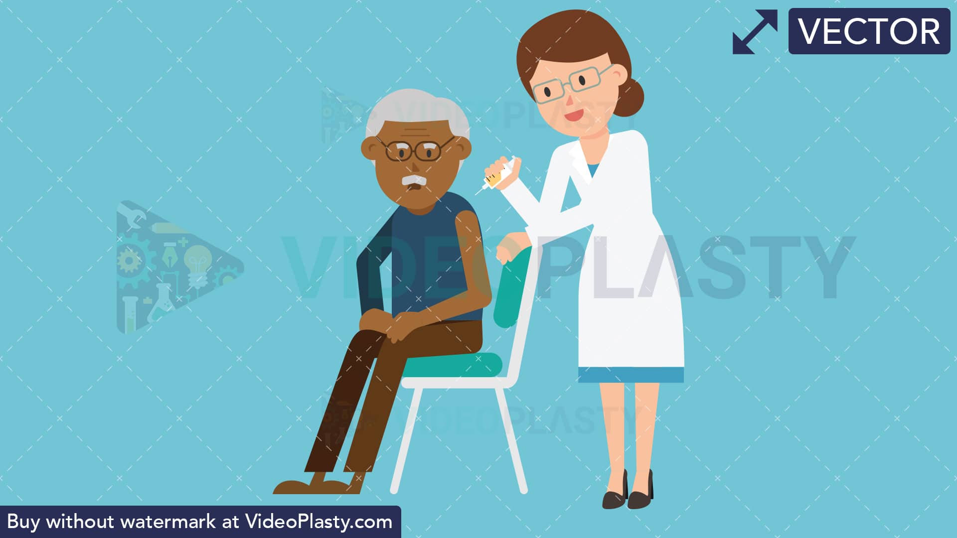 Doctor Giving Injection To Black Patient 1920x1080 Doctor Giving Injection To Black Patient