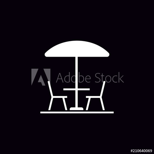500x500 Patio Vector Icon
