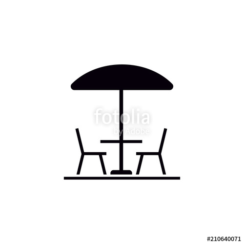 500x500 Patio Vector Icon Stock Image And Royalty Free Vector