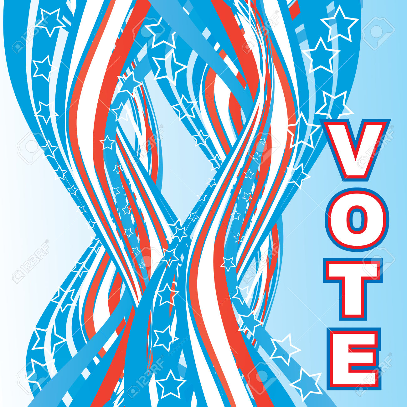 Patriotic Background Vector