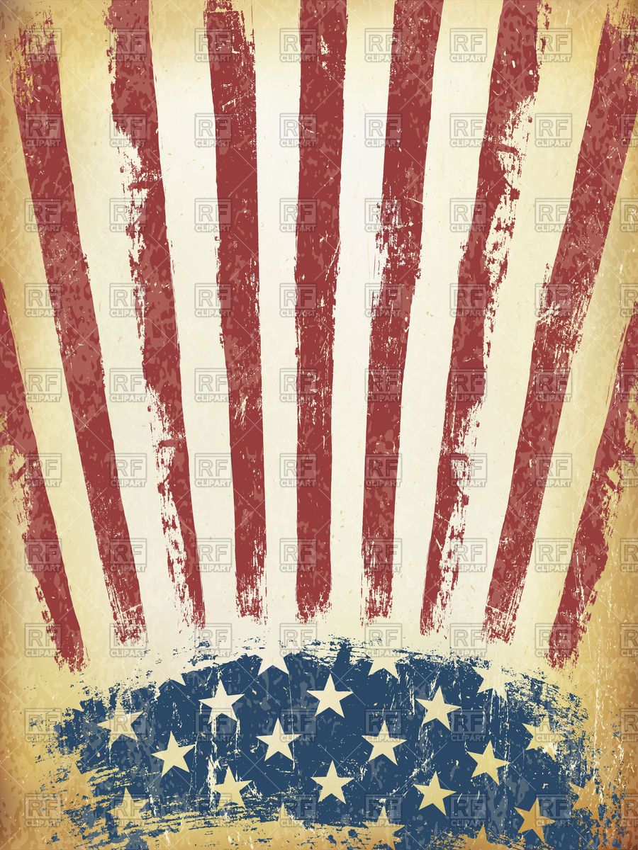 900x1200 Grunge American Flag Background Vector Image Vector Illustration