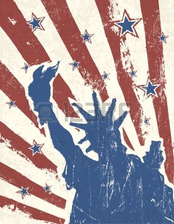 350x450 Stock Vector Drawingsartwork In Patriotic Background