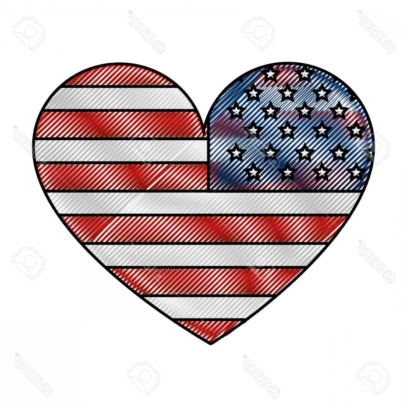 1560x1560 Patriotic American Flag Heart Vector Sarahgardan