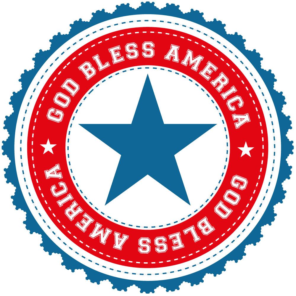 1000x1000 American Patriotic Vector Stickers Free Vector Blog