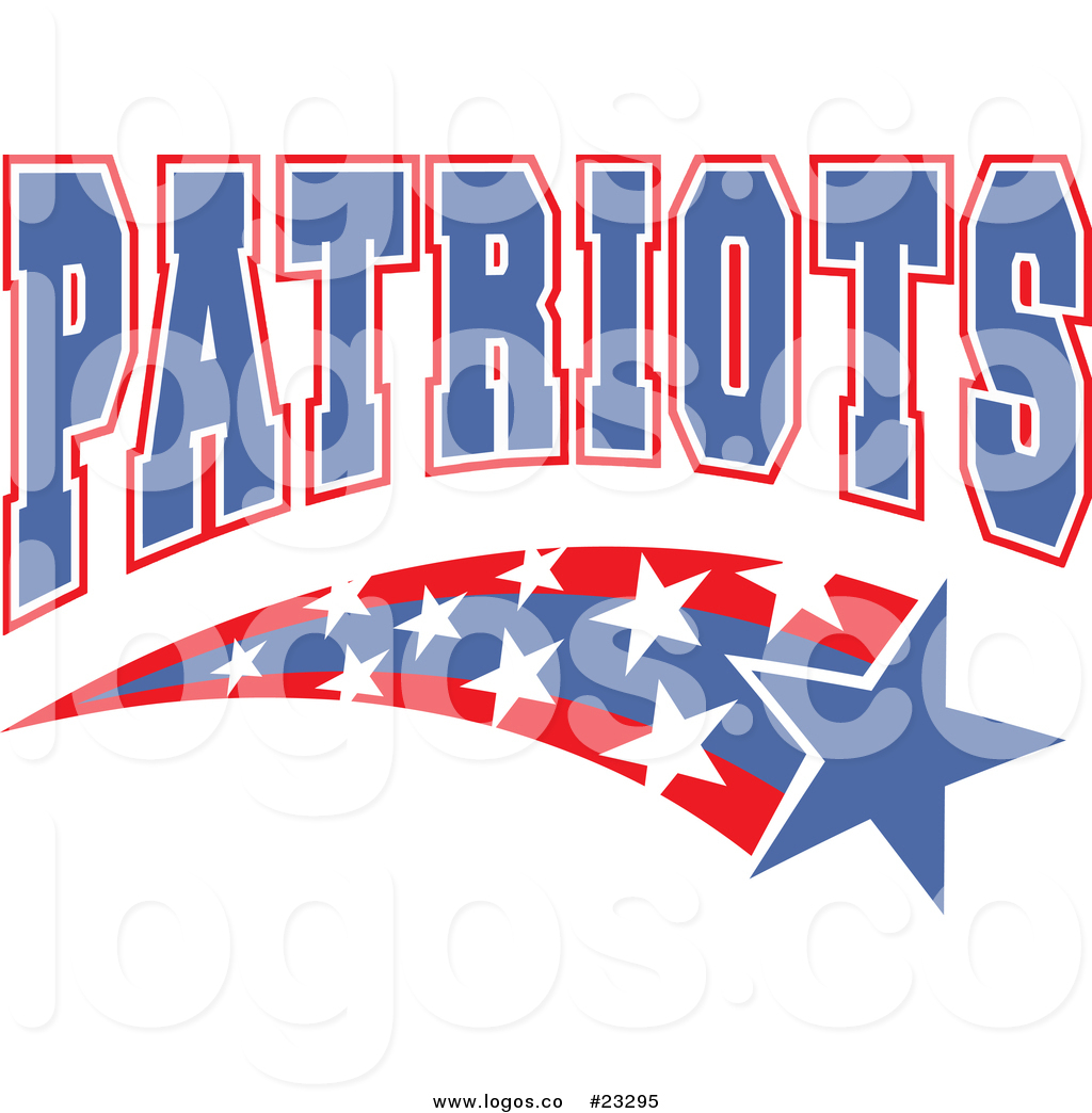 Vector Logo Of Patriots Text Over Shooting Stars 1024x1044 Vector Logo Of Patriots Text Over Shooting Stars